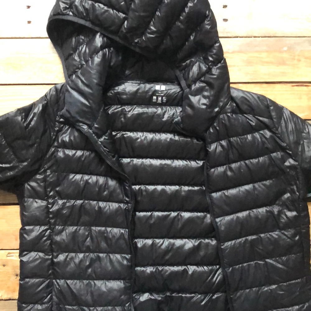Black Uniqlo Down Jacket L